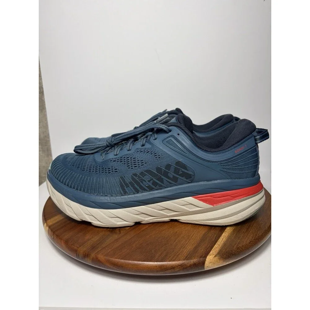 Hoka One One Bondi 7 Men's Sneakers Real Teal Outer Space Size 8.5 1110518 RTOS